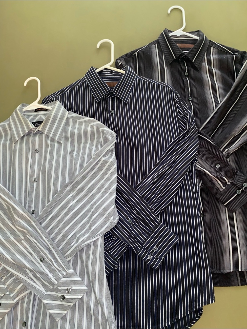 Perry Ellis Striped Shirt Sale. 3 For $18!!!! 15 1/2. 33.  Save on Shipping.